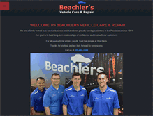 Tablet Screenshot of beachlers.com